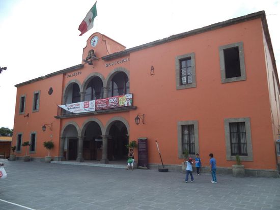 das Rathaus von Tepotzotlan