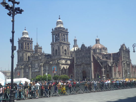die Kathedrale von Mexico-City