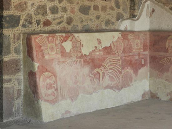 Wir konnten auch noch Räume sehen, die die originale Bemalung hatten.