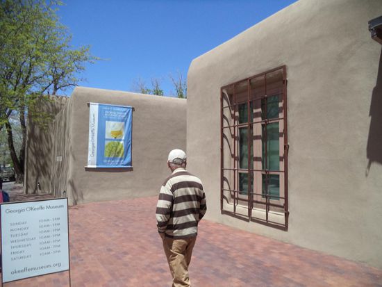 In das Georgia O'Keeffe-Museum sind wir nur kurz hineingegangen, haben uns aber die Bilder nicht angesehen.