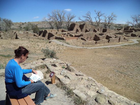 Mit Hilfe des Führers in Deutsch, konnten wir dann nachlesen, welche Häuser zu sehen sind und was das bedeutet.