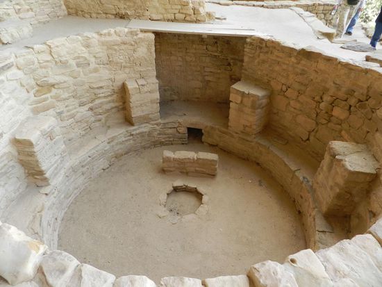 die restaurieerte Kiva