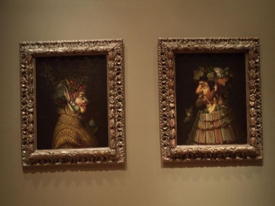 Auch Arcimboldo ist vertreten.