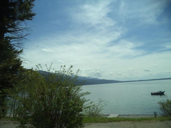 herrlicher Blick über den See