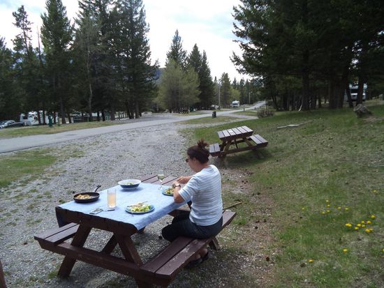 unser Campingplatz im Park