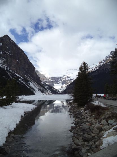 der Blick auf den Gletscher