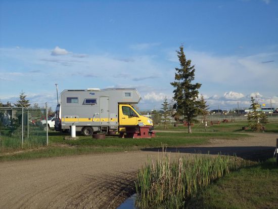 unser Campingplatz direkt am See