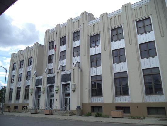 das Municipal Gebäude von Fairbanks