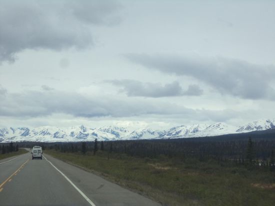 dicke Wolken über den Rockies