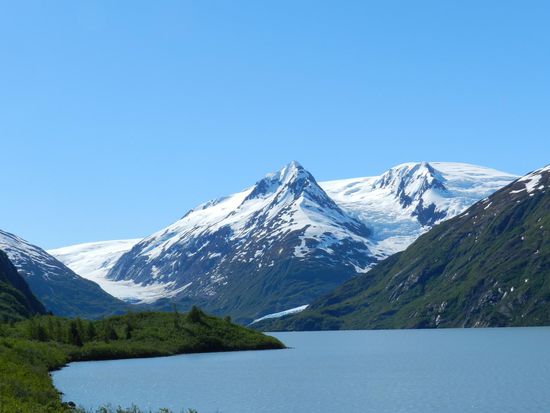 Blick auf den Gletscher