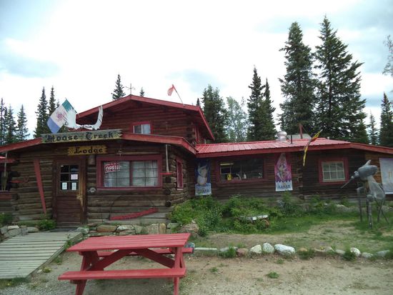 Die Frühstückspause haben wir an dieser kleinen Hütte gemacht, die von zwei Schweizerinnen geführt wurde.