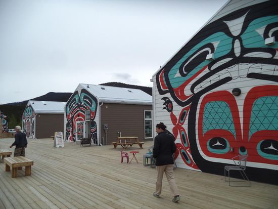 die schönen Häuser in Carcross