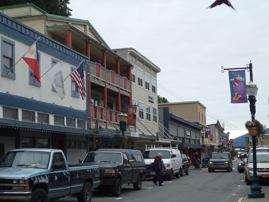 eine Straße von Juneau
