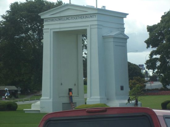 an der Grenze zur USA