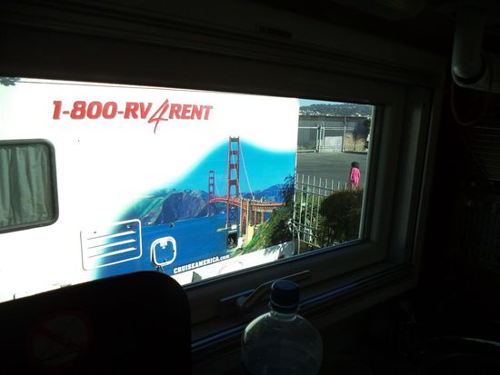 unser direkte Blick auf die Golden Gate