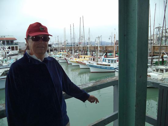 Im Hafen lagen viele kleine Boote und die Fähren fuhren aus und ein.