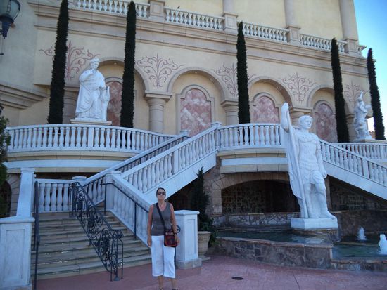 der Aufgang zum HOtel