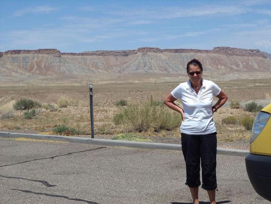 kurz mal aussteigen in der Wüste es, ist sehr heiß