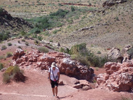 der Aufstieg zum Delicate Arch