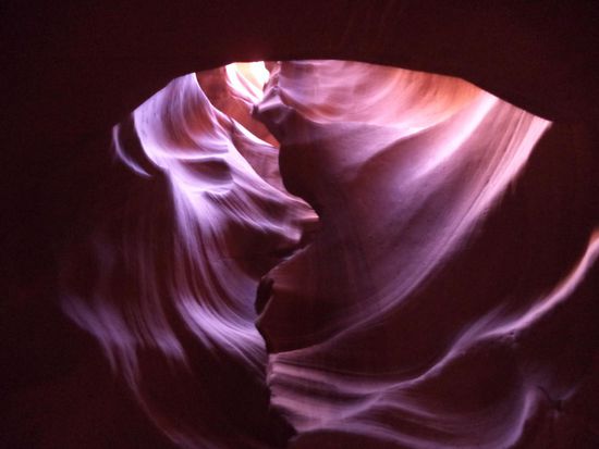 je nach Lichteinfall wechslen die Farben