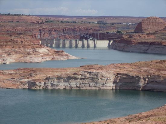 Blick au fden Staudamm