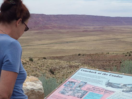 Unter uns liegt jetzt die Hoch-ebene, die wir durchquert haben.