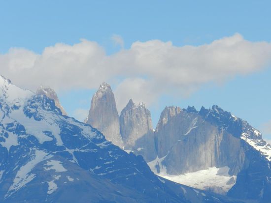jetzt sind die Spitzes Torres del Paine schon näher
