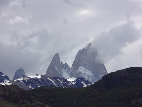 der Fitz Roy in den Wolken