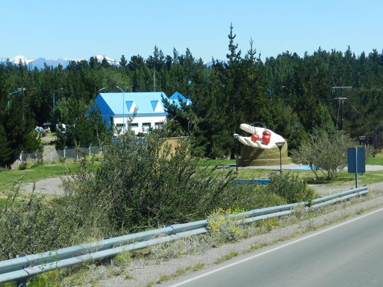 der Ortseingang Los Antiguos