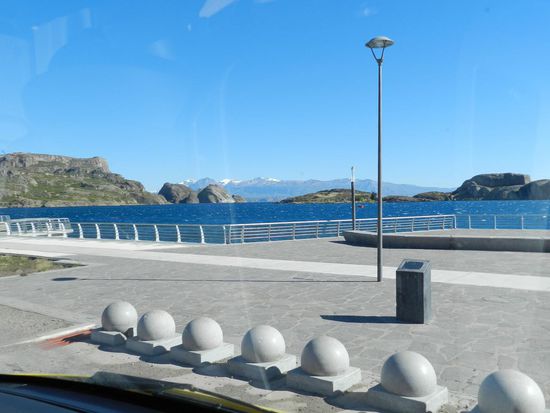 der See General Carrera bei Chile Chico