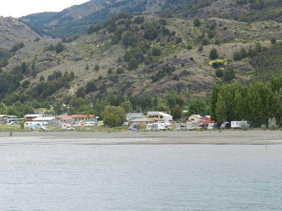 unser Stellplatz direkt am Seeufer