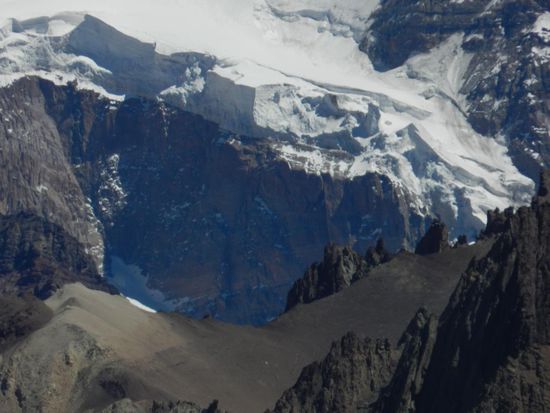 und ein Teil seines Gletschers