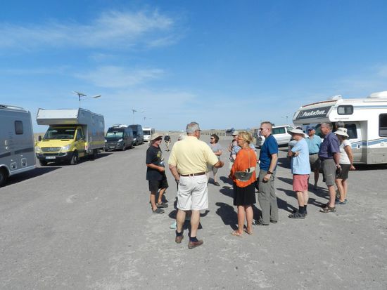 auf dem Parkplatz von Humbertstone