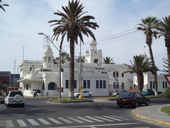 Hafengebäude in Arica
