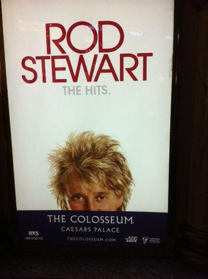 das Plakat von Rod Stewart