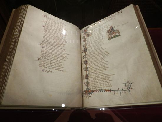 Das Canterbury Manuskript vom Ende des 14. Jh.