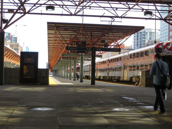 im Bahnhof von Chicago