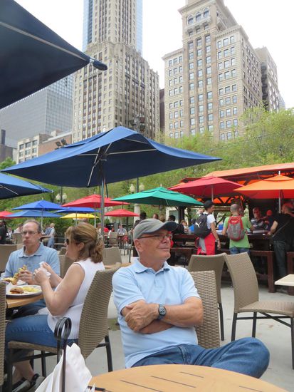 m Restaurant unterhalb der Bohne haben wir einen kleinen Mittagssnack zu uns genommen.