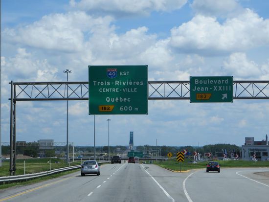 auf dem Weg nach Quebec