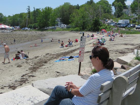 der Strand von Lincolnville