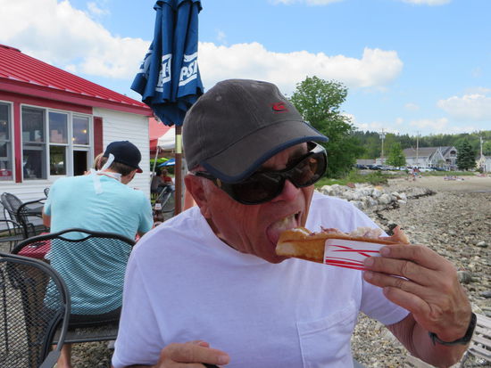 Jedenfalls Achim schmeckte es sehr gut.