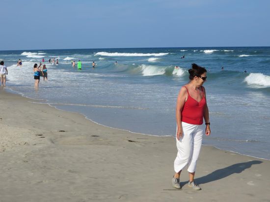 das Wasser hat wohl Badetemperatur