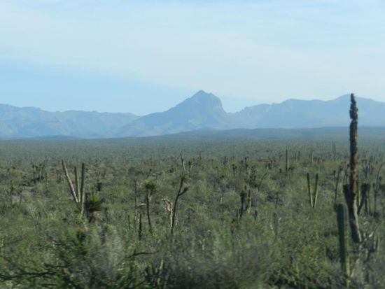 Blick auf die Sierra de Francisco