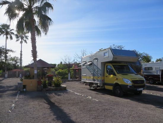 unser Campingplatz in Loreto