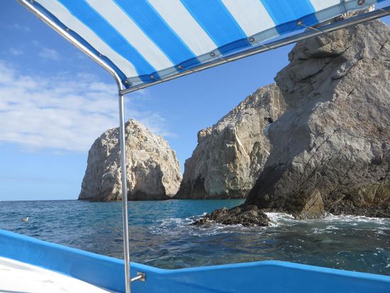 Mit Hilfe von Martin buchte Achim dann ein kleines Boot und es ging hinaus aufs Meer.