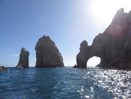 die Felsformation am Lands End