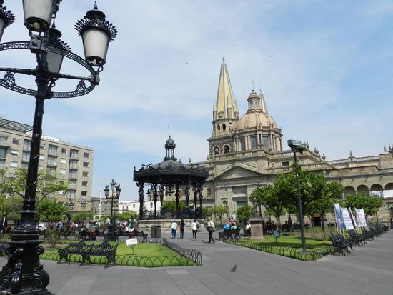 Danach sind wir dann zum Plaza del Constitución gegangen.