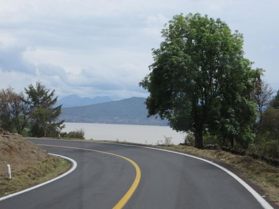Als wir dann auf den Lago Pátzcuaro zufuhren wurde es etwas besser.