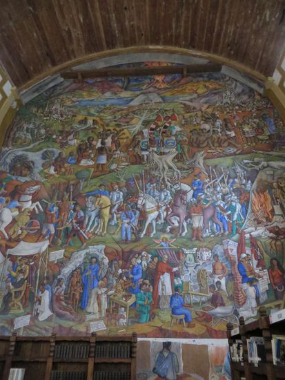 deas riesige Wandgemälde