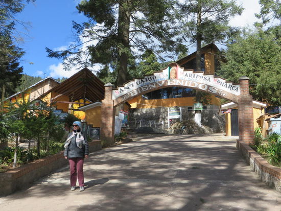 der Eingang zum Schmetterlingspark